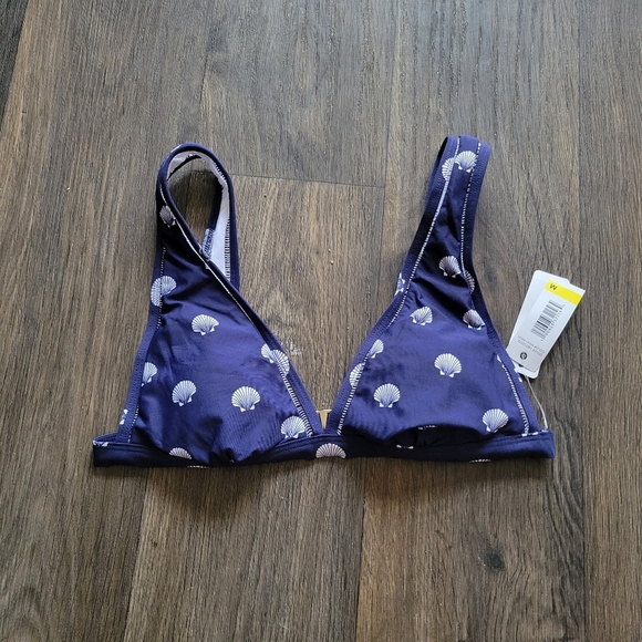 Anne Cole Other - Anne Cole Navy Shell Print Bikini Top